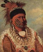 George Catlin The White Cloud oil on canvas